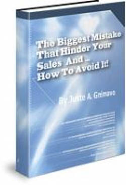 The Biggest Mistake That Hinder Your Sales And How