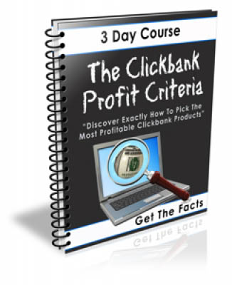 The Clickbank Profit Criteria