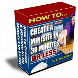 How To Create A Minisite In 30 Minutes Or Less