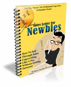 Sales Letter For Newbies