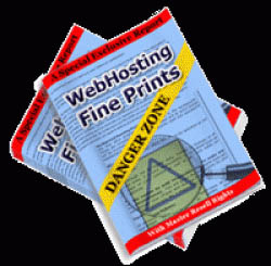 Web Hosting Fine Prints Danger Zone