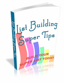 List Building Super Tips