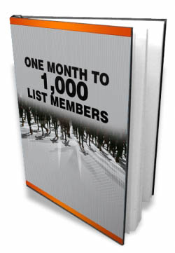 One Month To 1,000 List Members