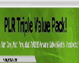 PLR Triple Value Pack!